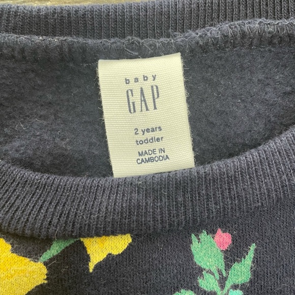 🌼Floral print GAP sweatshirt w/ balloon sleeves - Picture 3 of 3